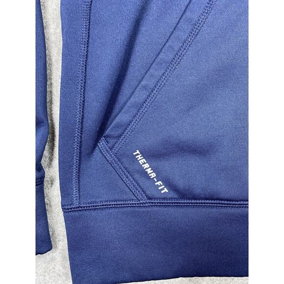 Nike Hoodie Mens Small Navy Cowboys Dallas Therma Fit Vintage - Picture 8 of 16